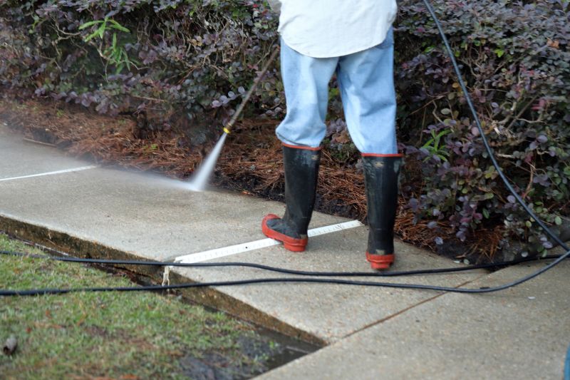 Sidewalk Concrete Cleaning Service